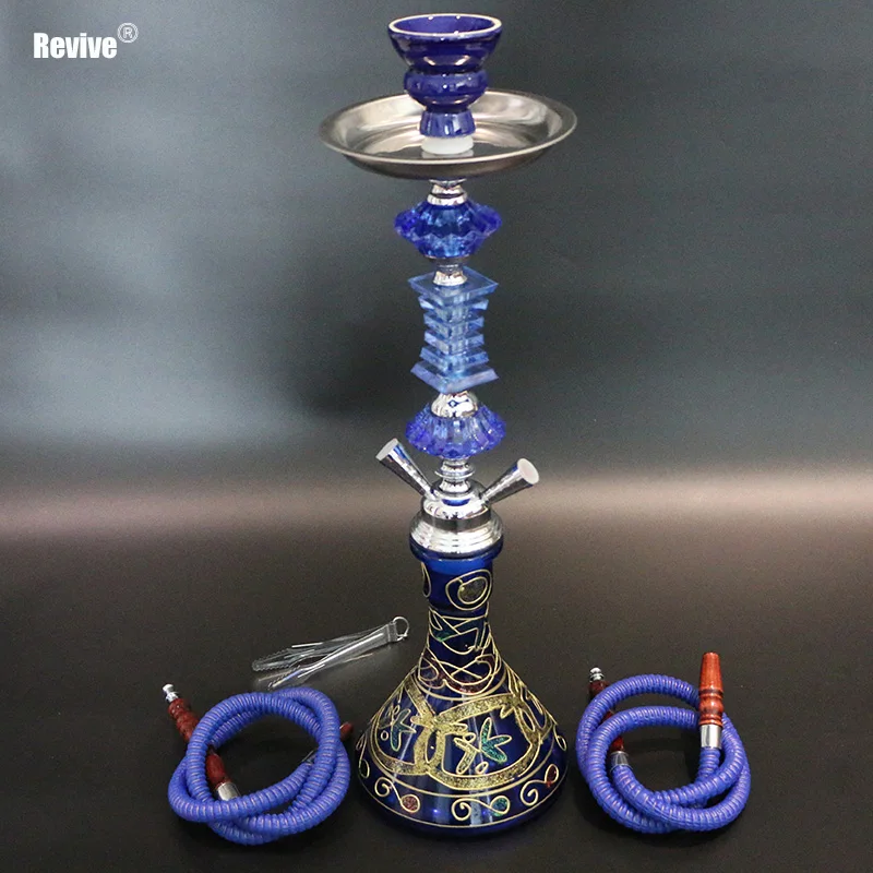 Revive наргиле кальян набор 2 шланги для кальяна полный chicha 50 см для курения наргиле водопровод керамическая головка чаша держатель для угля