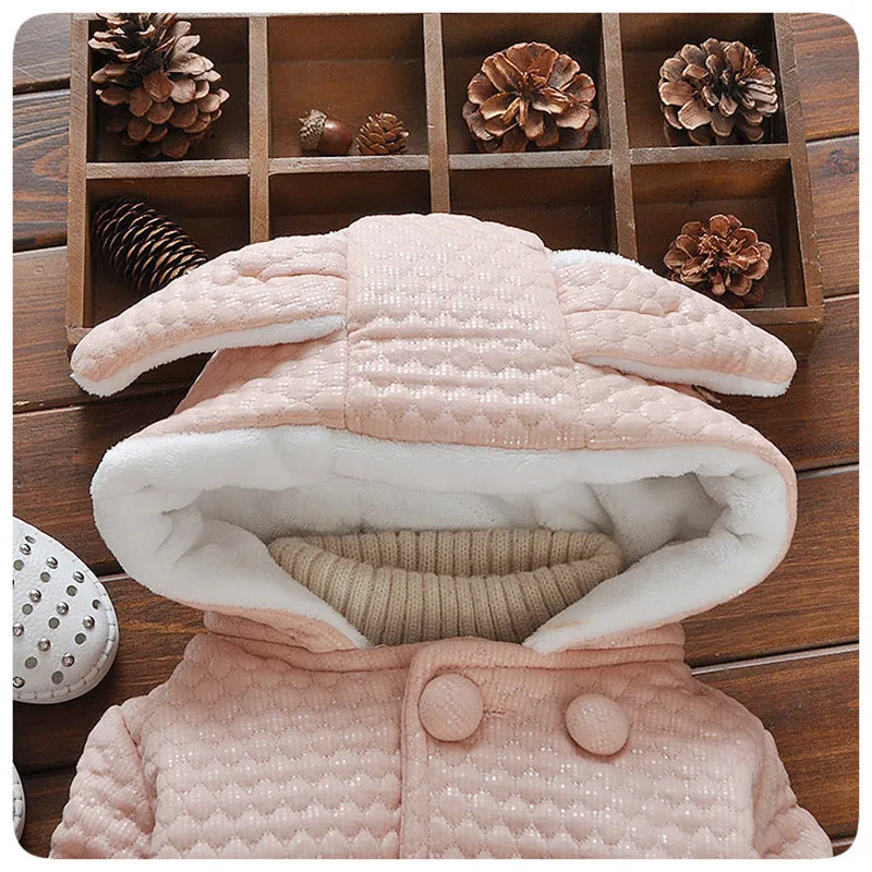 Новое поступление куртка для девочек зимняя верхняя одежда однотонная розовая