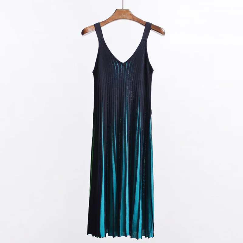 CHICEVER летнее сексуальное хит разноцветное платье для женщин без рукавов на