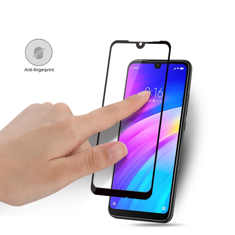 3D Высокопрочное закаленное стекло для Xiaomi Redmi 7 полное покрытие экрана Защитная