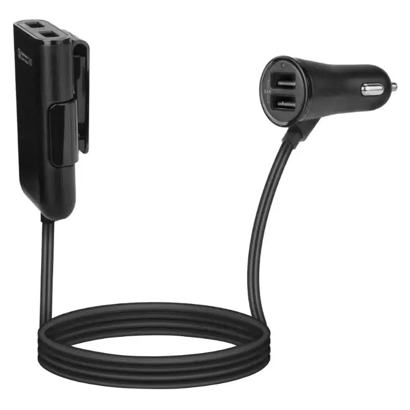 Универсальное автомобильное зарядное устройство с 4 USB портами на