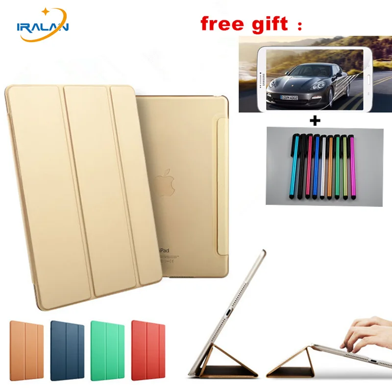 Новый смарт чехол для IPad Mini 1 2 3 7 9 дюйма цвет ультра тонкий искусственная кожа +