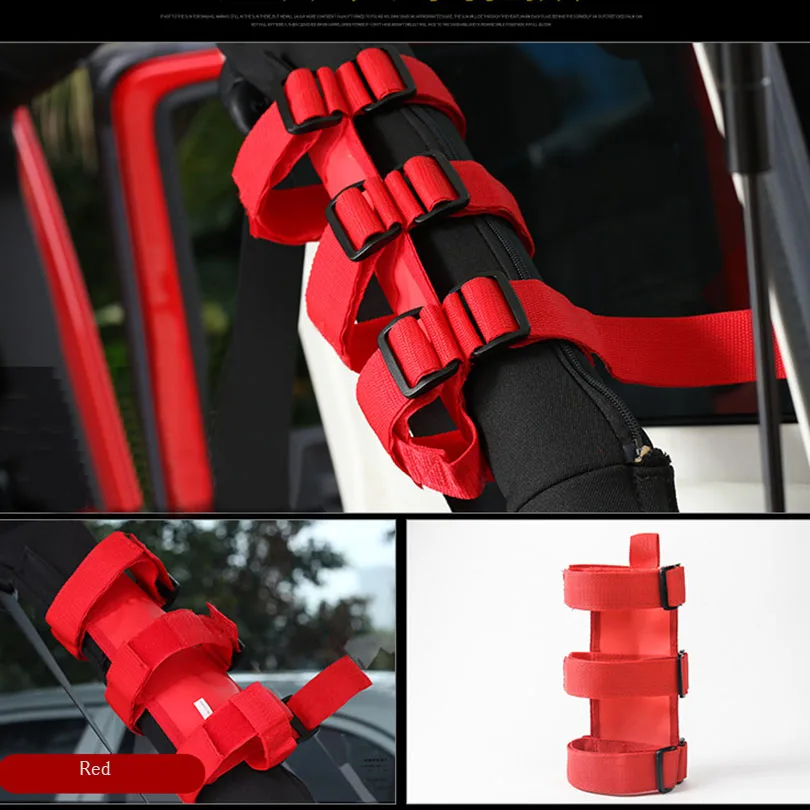 Универсальный рулонный держатель для огнетушителя Jeep Wrangler JK JKU TJ CJ Unlimited Rubicon Sahara