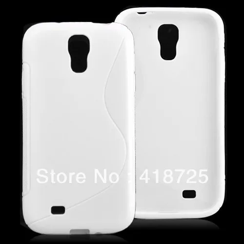Trendy Letter S Pattern TPU Case For Samsung Galaxy S4 i9500 - White |