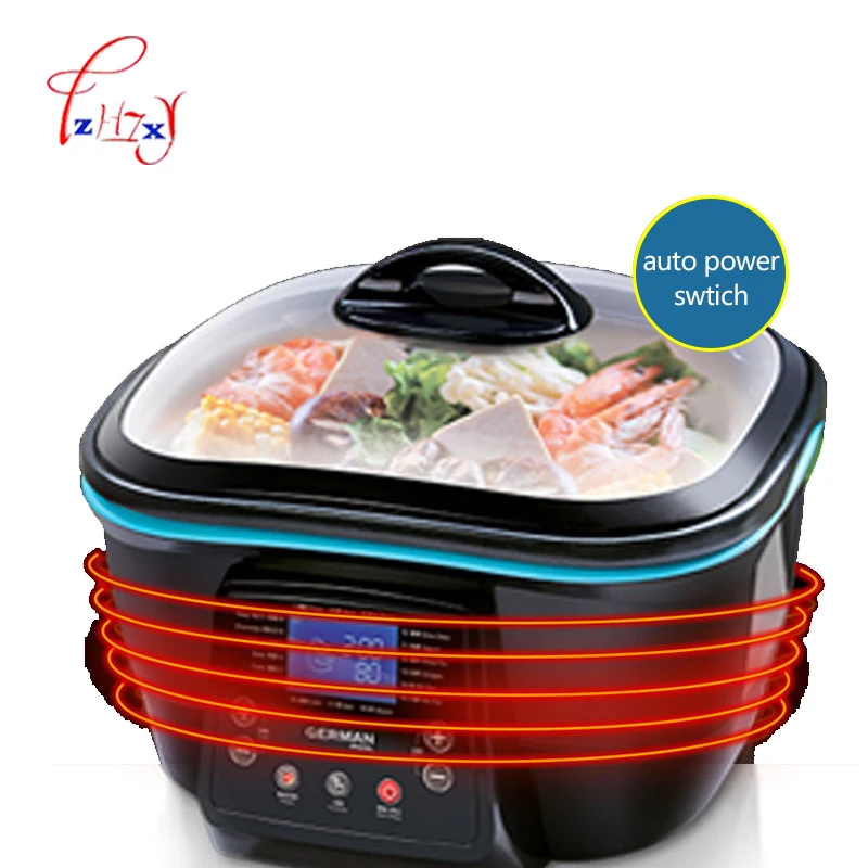 

Multi-function 5L Electric health pot Electric Cooker Hot Pot/grill/steam/pan fry/deep fry/bake/cake maker food Cooking DFC-818