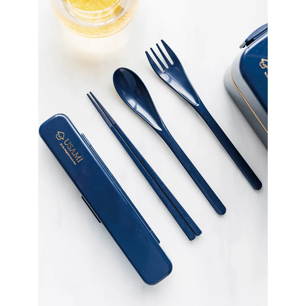 840 мл безопасный полипропиленовый Ланч-бокс двухслойные коробки в японском стиле