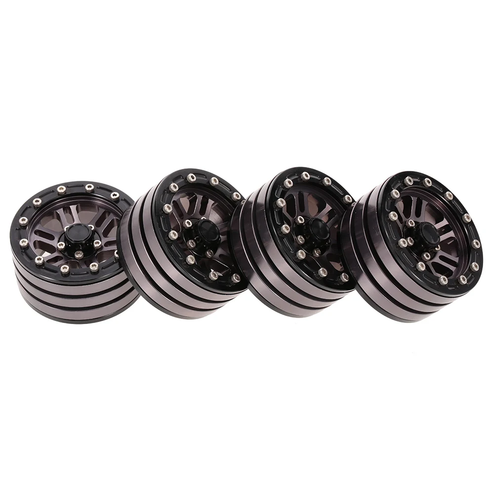 4 шт. 1/10 металлический сплав 1 9 &quotобод колеса Beadlock для Traxxas HSP Redcat Tamiya Axial SCX10 D90 Hpi 4WD