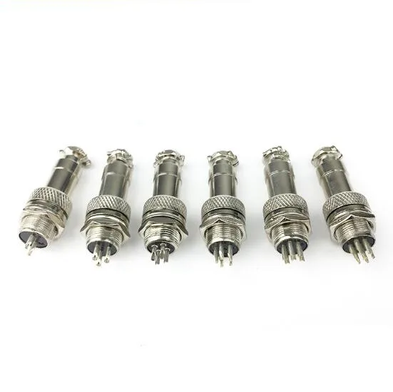5 комплектов GX12 2/3/4/5/6/7Pin мужской+ женский 12 мм Комплект фильтров с круговой провод Панель авиационный разъем провод с разъемом