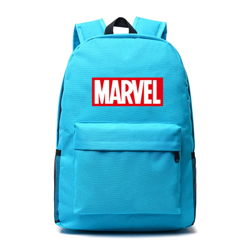 Style 6 Marvel Letter The Luminous Backpack School Bag Super Hero Student Kids Boys Girls School Bookbag Notebook Daily backpack Gift - Цвет: Style 6