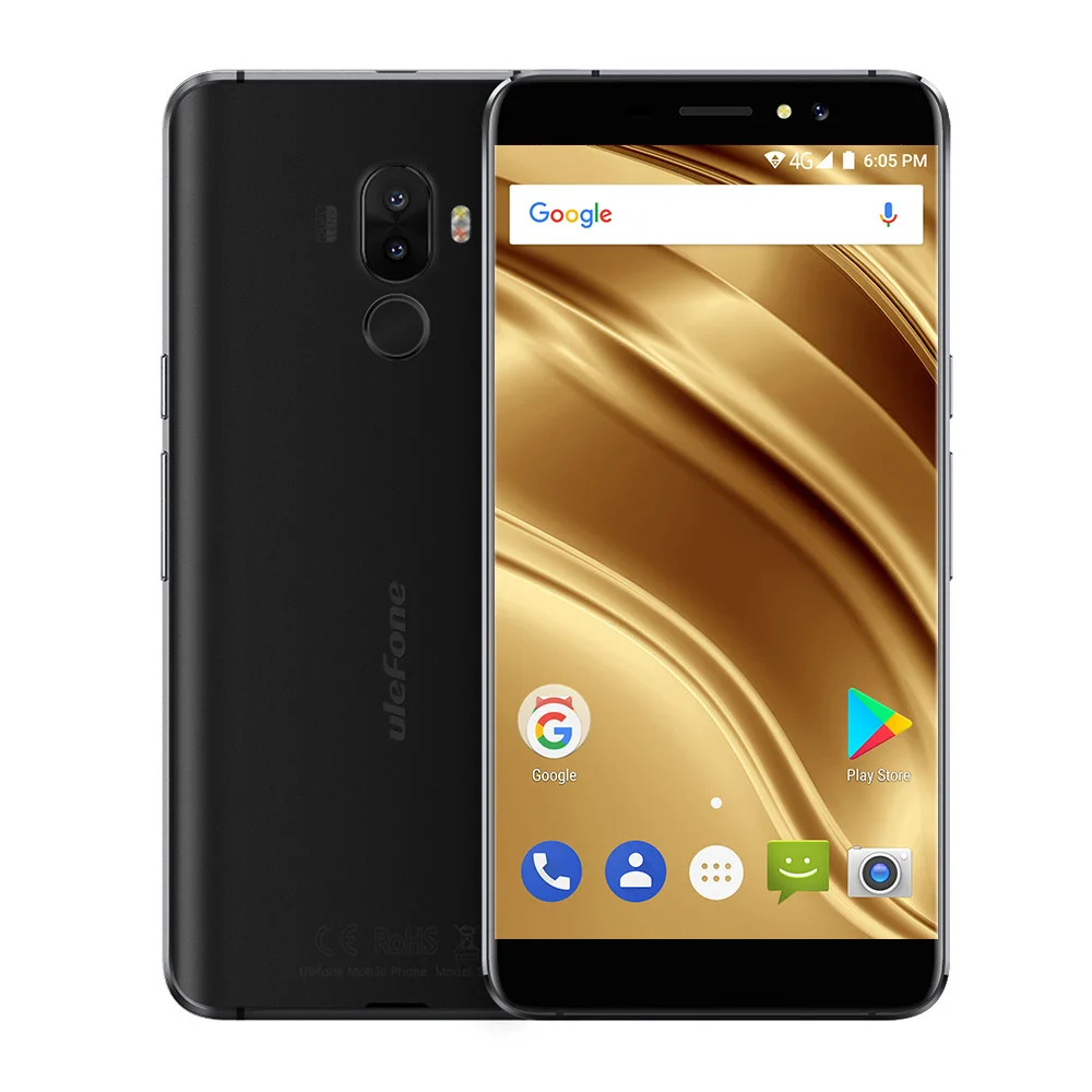 Ulefone S8 Pro 5.3 Inch Android 7.0 4G Mobile Phone MT6737 Quad Core 13MP+5MP 2GB RAM 16GB ROM 3000mAh Fingerprint ID Smartphone | Мобильные