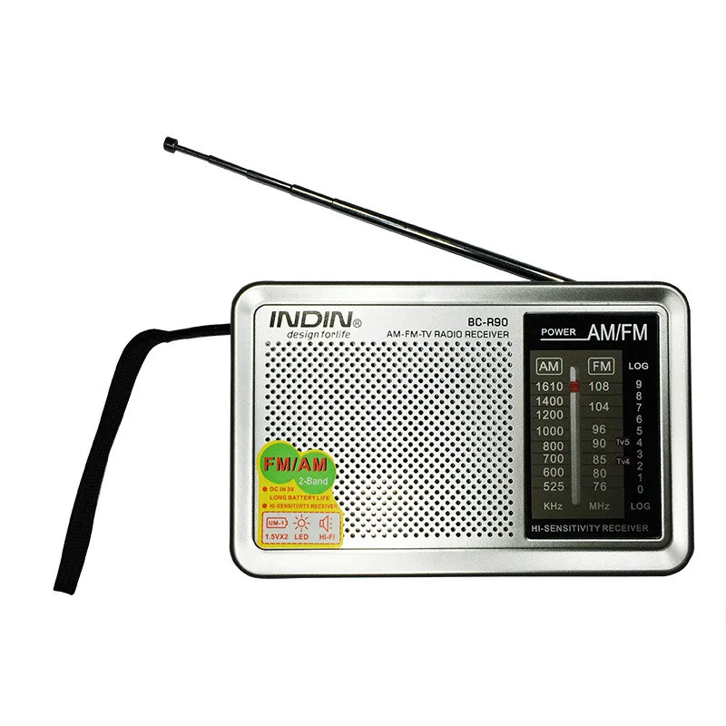 Silver grey BC-R90 многоцелевой AM/FM/SW подарок Бестселлер радио для пожилых людей - Цвет: Silver grey