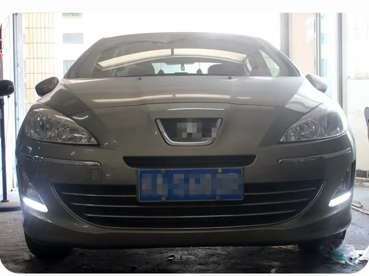 Lampever Авто Функция затемнения автомобильные аксессуары ABS крышка Мощный светодиодный дневной ходовой светильник DRL лампа для peugeot 408 2010-2013