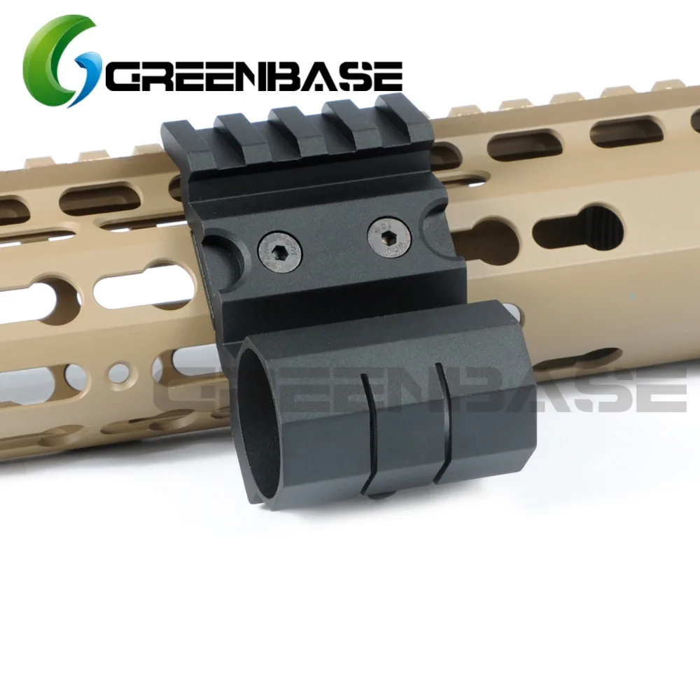 

Крепление Greenbase для тактического фонарика, 45 градусов, 1 дюйм, крепление для прицела для системы Keymod, черный/Темный Земля