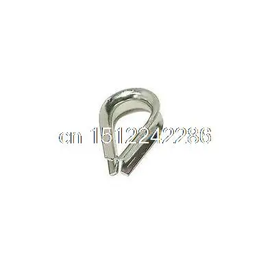 

2PCS M24 Stainless Steel Wire Rope Cable Thimble Galvanized For Wire Rope Cable