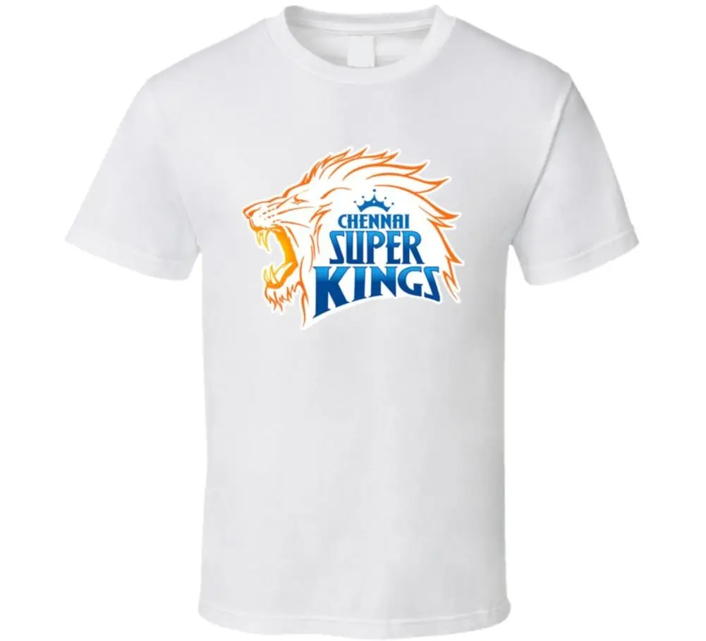 Chennai Super Kings Ipl крикет Индия Футболка с принтом в подарок футболка стиле хип-хоп