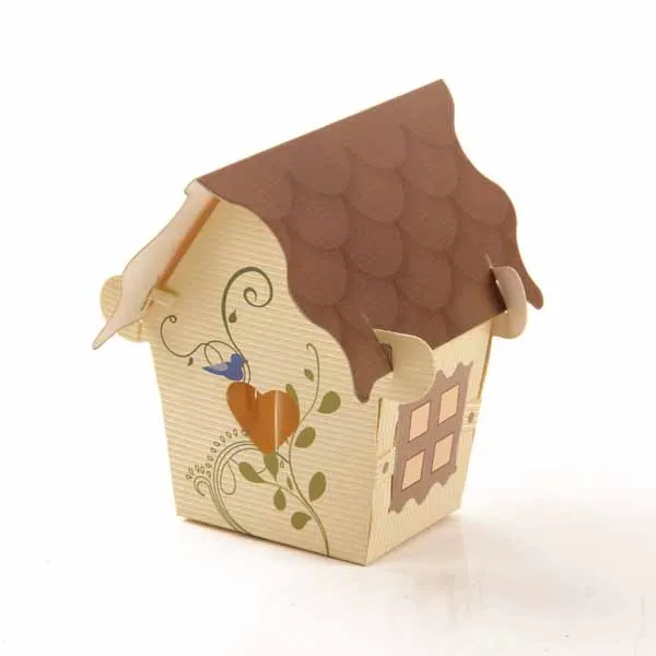 4x4x5 см новый дом Форма Бумага подарок Коробки конфетная для вечерние 50 шт в