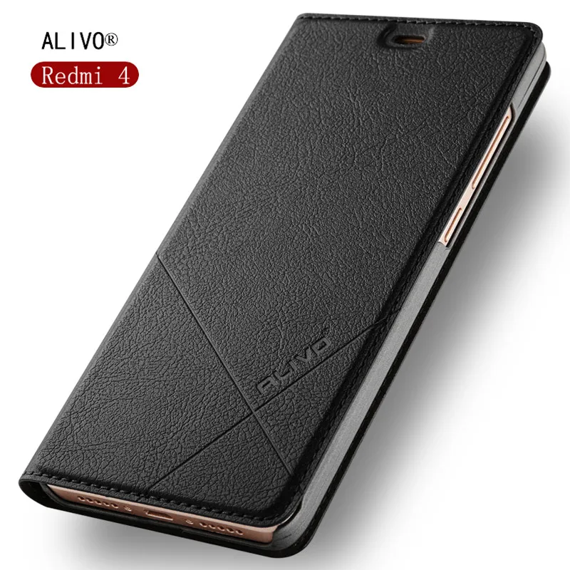 Alivo чехлы для телефонов Xiaomi Redmi4 кожаный чехол Роскошный PU со стандартным Red mi 4