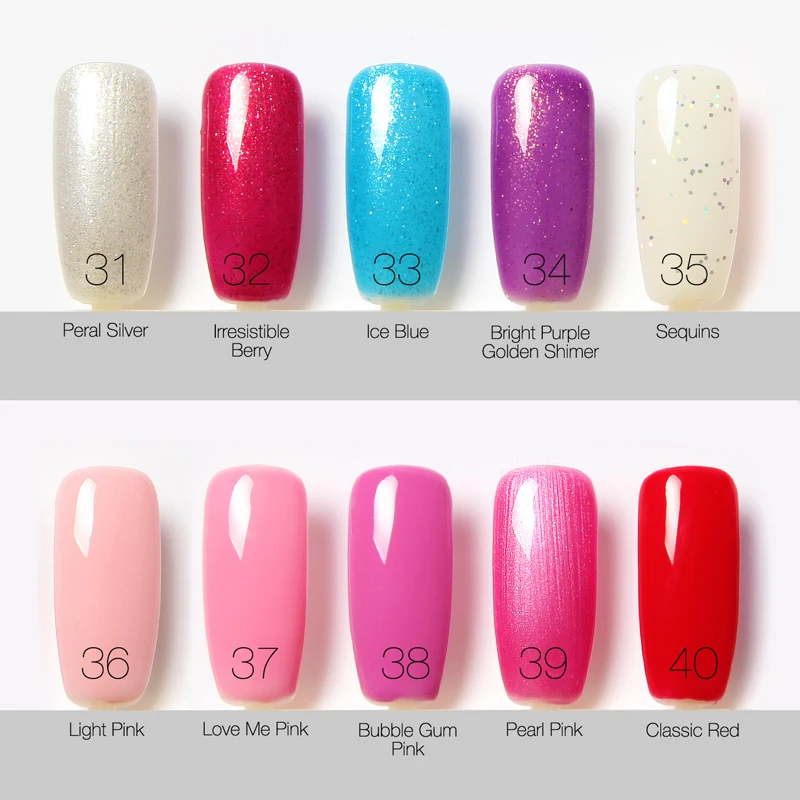 1 шт Новые летние Bling 80 моды Цвета УФ гель для ногтей 6 мл Гель лак ручка focallure|gel nail