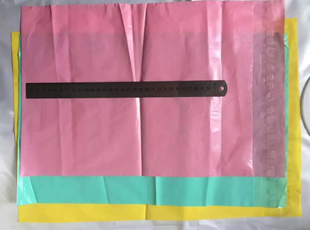 500pcs/Lot Light Pink Green Envelopes Poly Mailer BY Mail Plastic Barbie Mailing Bags Envelope High Quality 17*30cm | Дом и сад