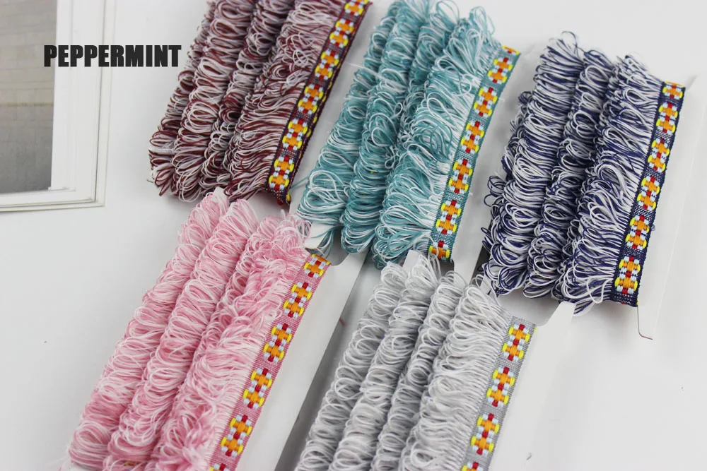 1 ярд 3 см Этническая бахрома и кружевная бейка EmbroideryTassel отделка ленты Вышивание костюмы для латинских танцев платье сценическая одежда шторы декоративные
