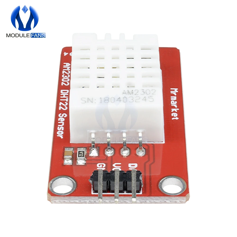 Цифровой модуль датчика температуры и влажности AM2302 DHT22 для Arduino Uno R3 емкостный