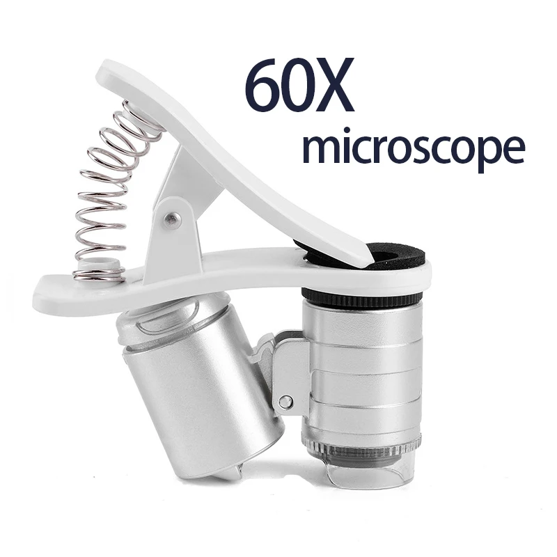 Универсальный увеличительная линза Микроскопа мобильного телефона с