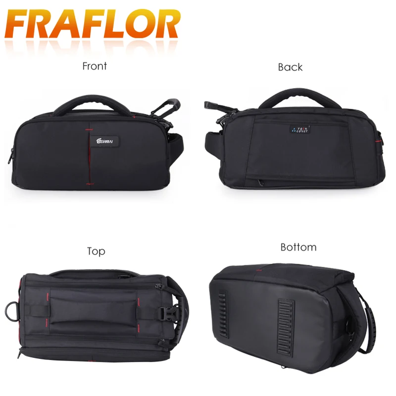 Рюкзак для фотокамеры Дорожный чемодан ноутбука штатив объектива нейлоновая