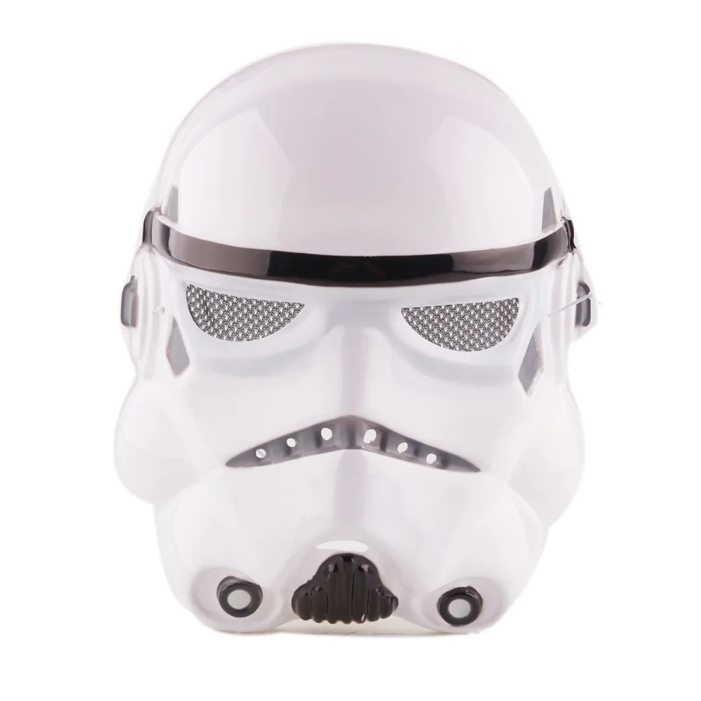 White Звезда на Хэллоуин войны Дарт Вейдер Маски Супер герой Халк/Американский капитан/Железный человек/Человек-паук/Бэтмен Полная Голова маска сумасшедшие подарки детям - Цвет: White