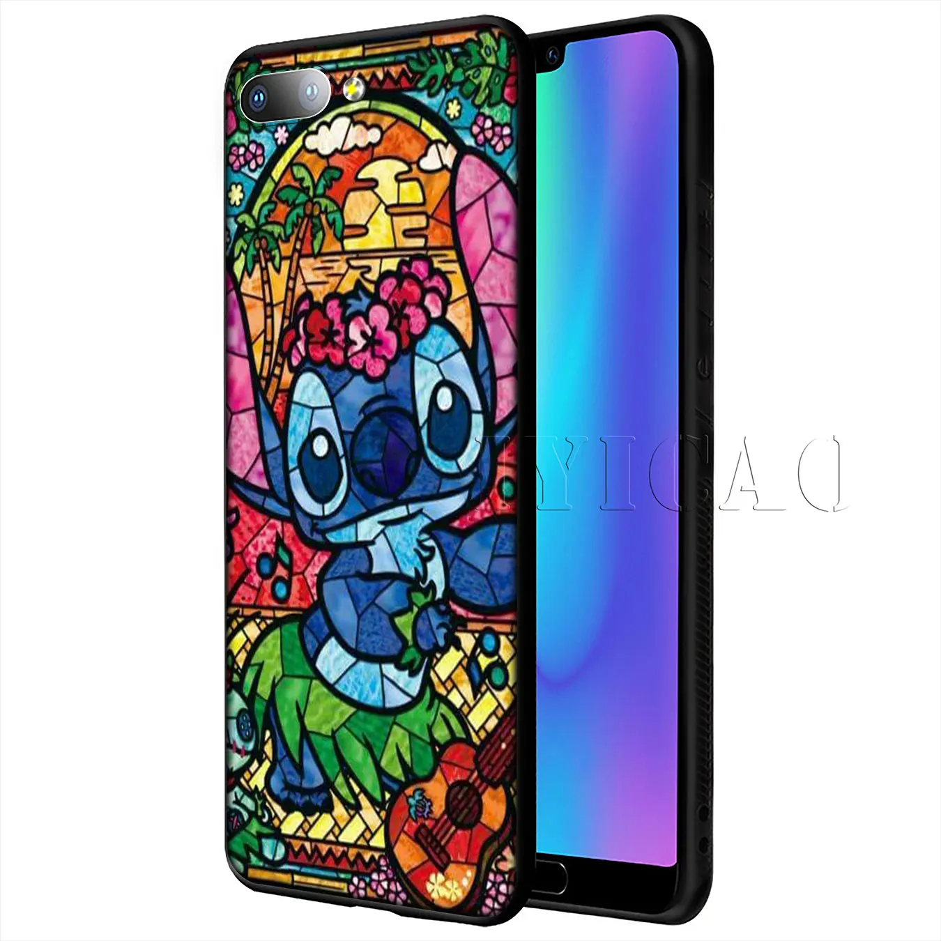 fairy tale stained Alice Stitch Mickey Mouse Marie Cat Princess Case for Huawei P20 Pro P10 P8 P9 P30 Lite Mini 2017 Smart 2019 |
