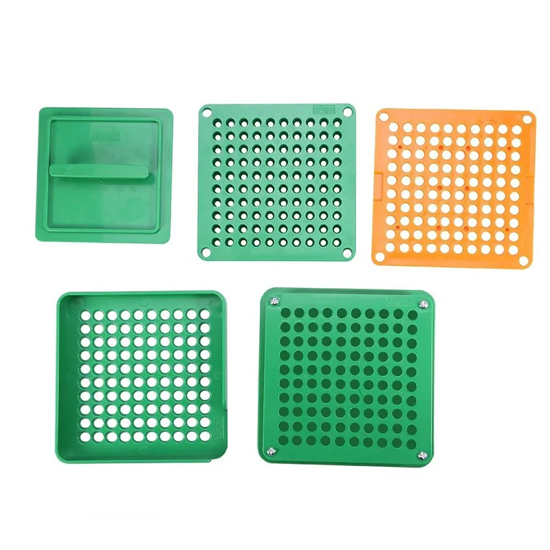 

100 Holes Capsule Filler Board Food Grade ABS Filling Tools Fit for 0 Capsule Health99