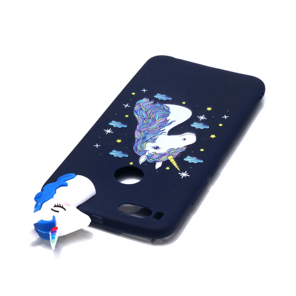 Silicone Case For Xiaomi mi a1 Soft TPU 3D Cover Unicorn Bear Cat Owl Panda Patterned mia1 5x | Мобильные телефоны и