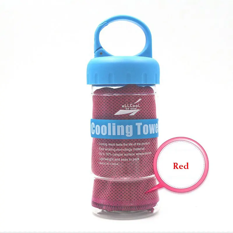 Мгновенное охлаждение спортивные полотенца для велоспорта Бег Тренажерный зал