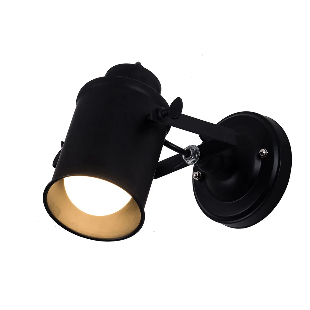 

E27 Led Wall Lamp Europe bracket light Loft Style LED lamps Industrial Vintage Iron wall light for home dining bar Lighting