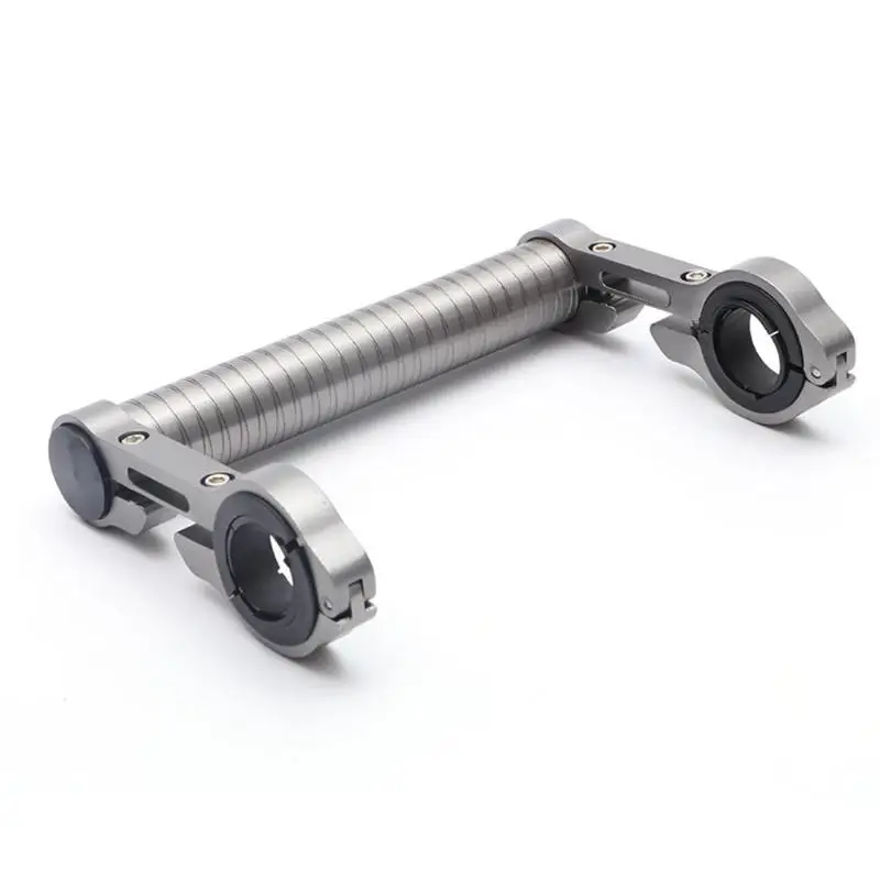 15cm Grey 10 см/20 см, держатель для велосипеда MTB, Удлинительный держатель для велосипеда, держатель для ручки из алюминиевого сплава, аксессуары для велоспорта - Цвет: 15cm Grey
