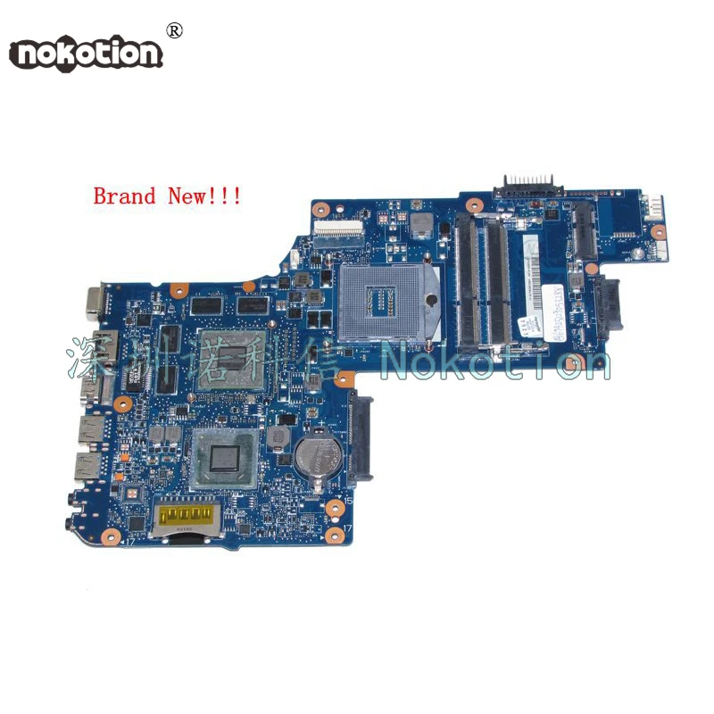 Материнская плата NOKOTION для ноутбука Toshiba L850 C850 C855 H000050760 материнская DDR3 серии 7600m