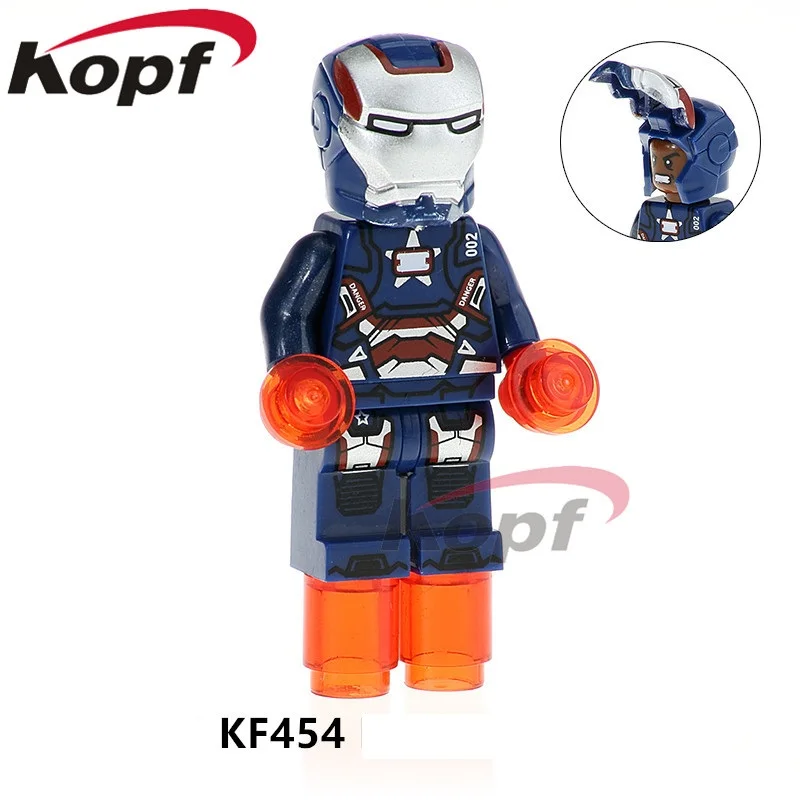 KF454 No Box Одна распродажа, строительные кубики с супергероями, Мстители 4, спасатель, Железный человек, серия, фигурки M30 M39 M85, Детские Подарочные игрушки KF1180 - Цвет: KF454 No Box