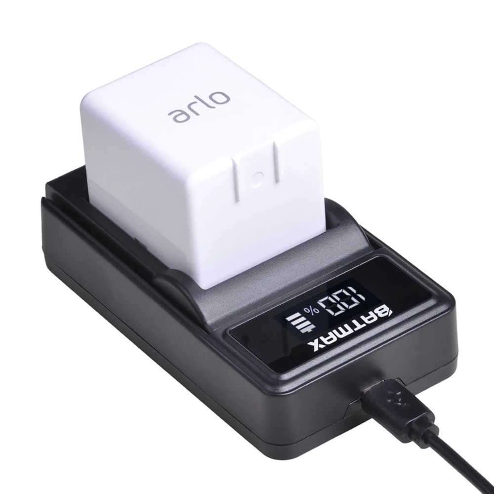 Устройство зарядное Batmax со светодиодный ным дисплеем и USB светильник том для