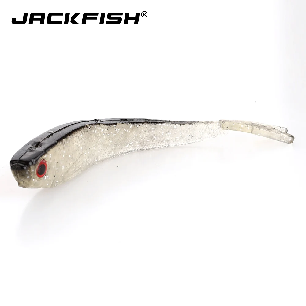 JACKFISH мягкая Рыболовная Приманка 10 шт./лот прозрачная Мягкая приманка плавающие