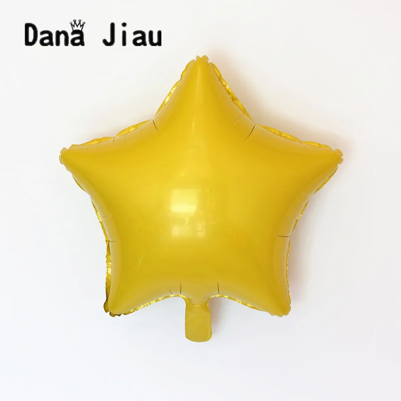 18 дюймовые шарики для украшения вечеринок в форме пентаграммы фольги конфетного