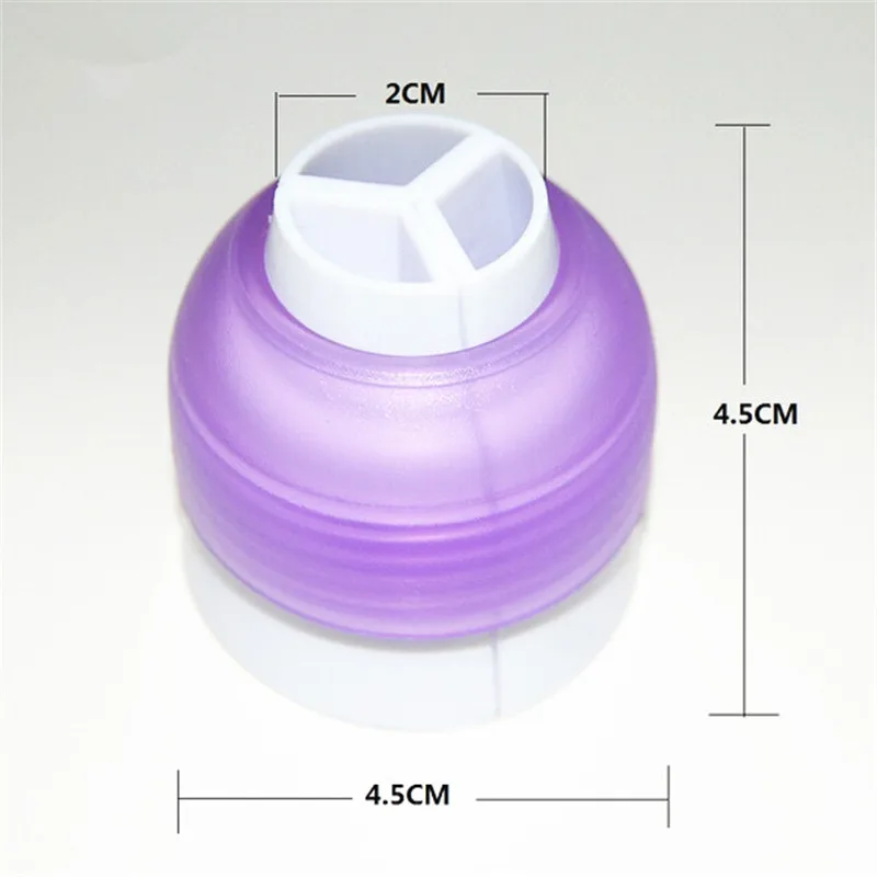 3 отверстия трехцветная шариковая насадка муфта адаптер конвертер украшение