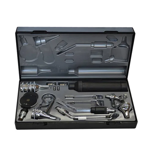 ENT Diagnositc Kit Многоцелевой уход за ушами мед отоскоп комплект/офтальмоскоп щелевая лампа ENT Diagnositc specuum Detect Set - Цвет: ENT Diagnositc Kit