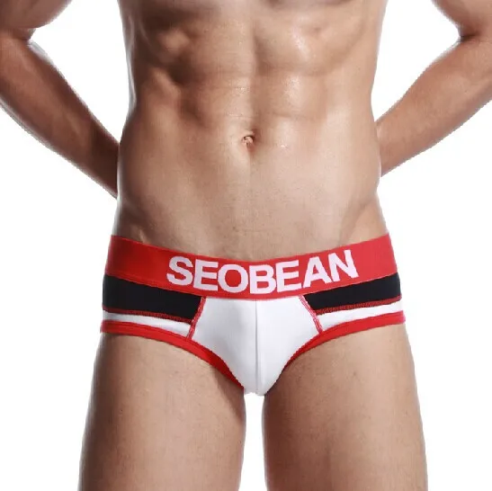 Бесплатная доставка мужское нижнее белье модные разноцветные хлопковые трусы 4