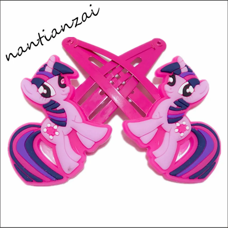 Заколка для волос с героями мультфильмов My Little Horse из 2 предметов заколка