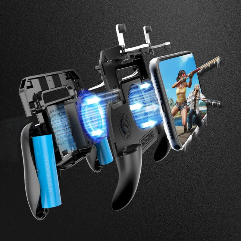 4000 мА/ч кулер вентилятор охлаждения мобильный геймпад Бесплатная огонь PUBG