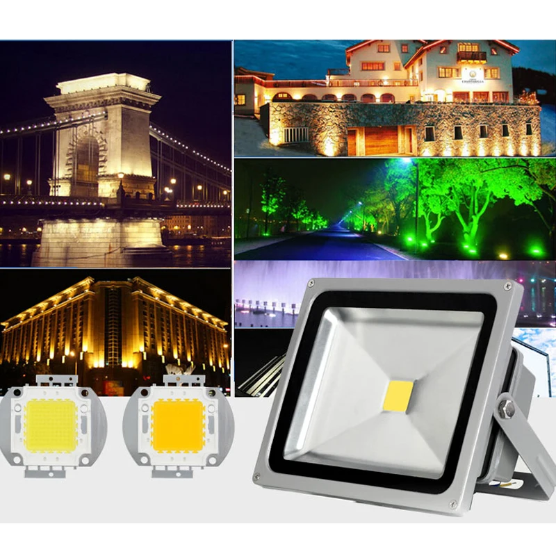 

High Power 10W 20W 30W 50W 100W LED COB Chip White Warm White Lamp Bulb Integrated SMD Light Bulb For DIY Spotlight Floodlight