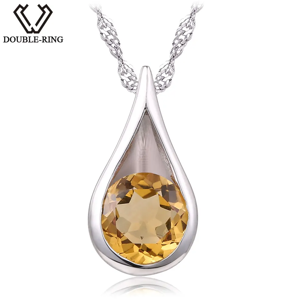 Женский кулон в виде капли воды серебро 925 пробы|fine jewelry|gift giftsgift women |