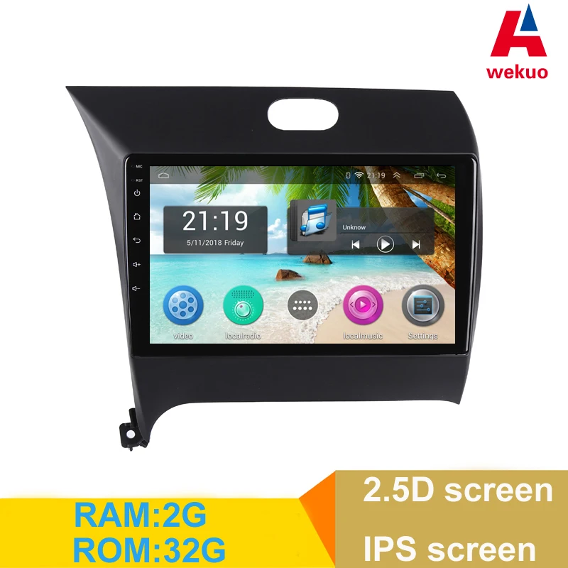 9 &quot2.5D ips экрана Android 6 0 dvd плеер автомобиля gps для Kia CERATO K3 FORTE 2013 2014 аудио радио