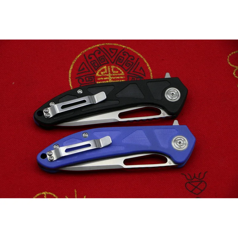 Складной нож CH CH3509-G10 Flipper с лезвием из D2 стали, ручкой из G10 материала, шарикоподшипником, утилитарным предназначением для активного отдыха на природе и тактических задач на каждый день.