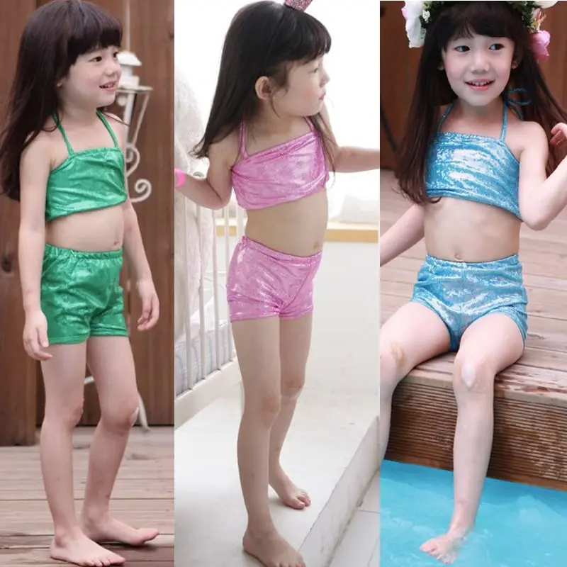 Дети купальники 2015 новая девушка русалочка Swimmable плавание принцесса костюм