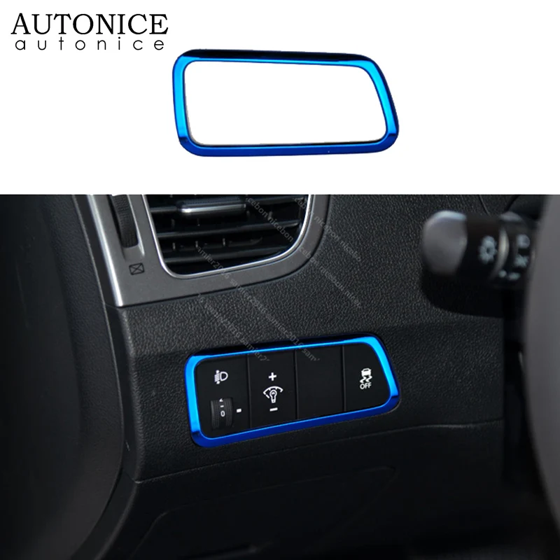 

Stainless headlight switch Decorative covers fit for HYUNDAI Elantra 2011-2015